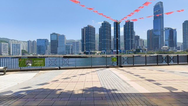 view of the promenade in tsing yi Hong Kong